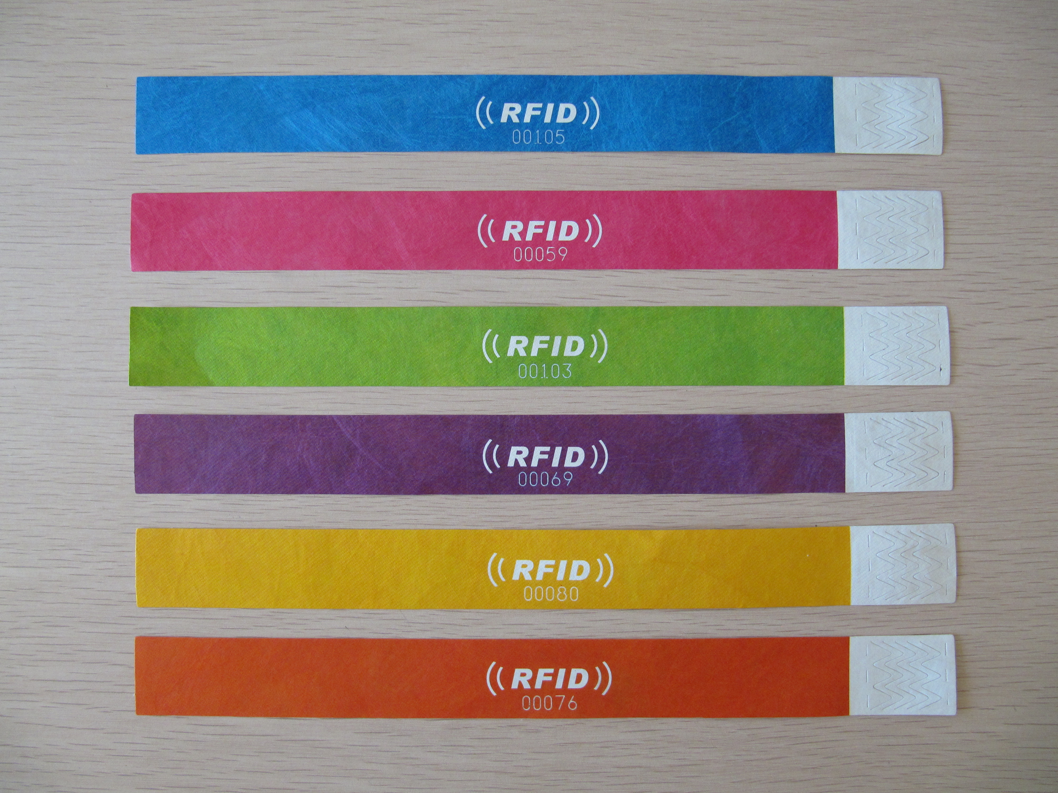 RFID-NFC-Papierarmbänder